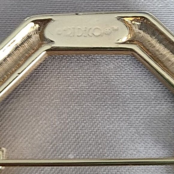 Dramatic Art Deco Style Vintage Brooch - Picture 7 of 10